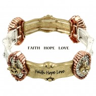 Faith Hope Love Bracelet