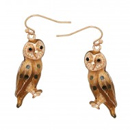 3D Owl Earring
