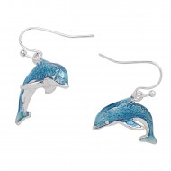 3D Dolphin Earring