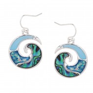 Swirl Opal Earring