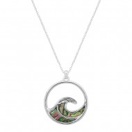 Wave Abalone Necklace