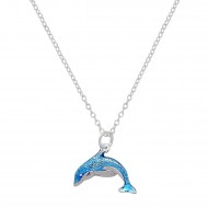 3D Dolphin Necklace
