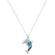 Dolphin Opal Necklace