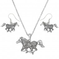 Horse Necklace Set