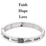 Faith, Hope, Love Bracelet