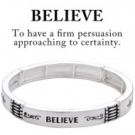 Believe Stretch Bracelet