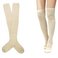 Cotton Over Knee Socks 25"