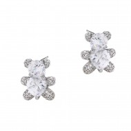 Heart Teddy Bear Earring