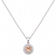 CZ Charm Pendant Necklace