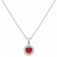 CZ Charm Pendant Necklace