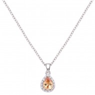 CZ Charm Pendant Necklace