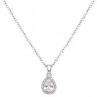 CZ Charm Pendant Necklace