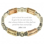 John 3:16 Message Bracelet