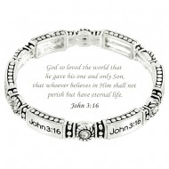 John 3:16 Message Bracelet