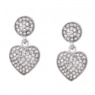 Clear Post Earring