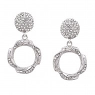 Clear Post Earring