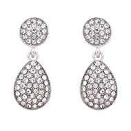 Clear Post Earring