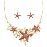 Starfish Necklace Set