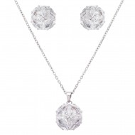 CZ Necklace Earring Set