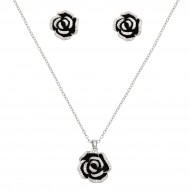 CZ Necklace Earring Set