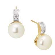 Pearl & Cubic Zirconia Earring