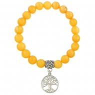 Yellow Agate Bracelet