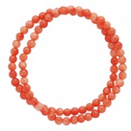 Peach Quartz Bracelet