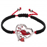 Hummingbird & Heart Bracelet