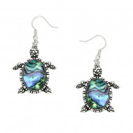 Abalone Turtle Earring