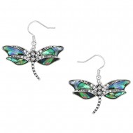 Abalone Dragonfly Earring