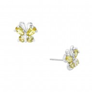 Butterfly CZ Earring