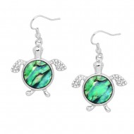 Turtle Abalone Earring