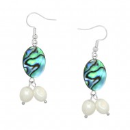Abalone & Pearl Earring