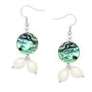 Abalone & Pearl Earring