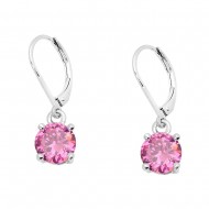 Cubic Zirconia Earring 8mm