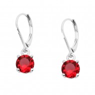 Cubic Zirconia Earring 8mm