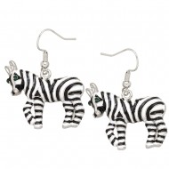 Zebra Earring