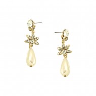 Pearl & Crystal Earring