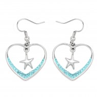 Heart & Starfish Earring