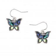 Abalone Butterfly Earring