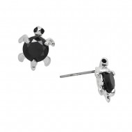 CZ Post Earring