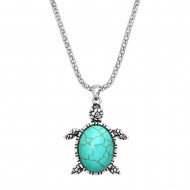 Turtle Gemstone Necklace