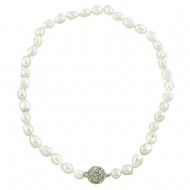 G.F.W.P. Necklace 10-11MM 16"