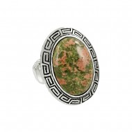 Unakite Stone Ring