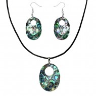 Abalone Necklace Set