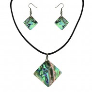 Abalone Necklace Set