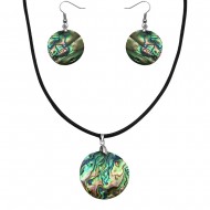 Abalone Necklace Set