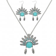 Turquoise Necklace Set