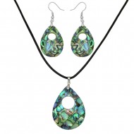 Abalone Necklace Set