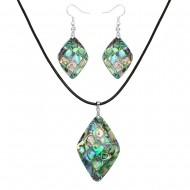 Abalone Necklace Set